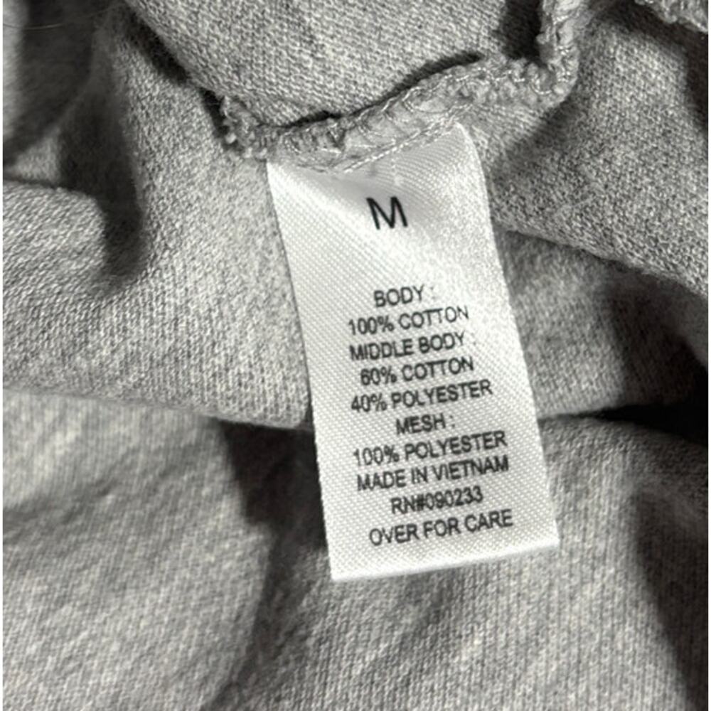 ON THE BYAS Men's Heather Grey & White 00 Long Sleeve Jersey T Shirt | Medium - Picture 13 of 14